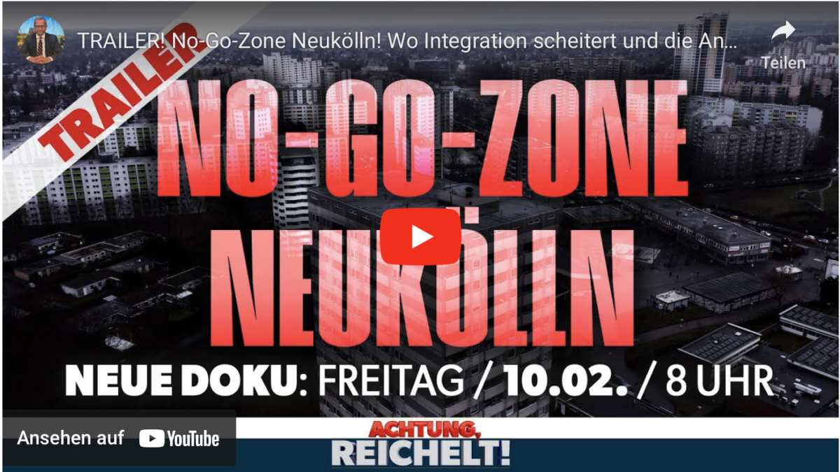 TRAILER! No-Go-Zone Neukölln! Wo Integration scheitert und die Angst regiert!