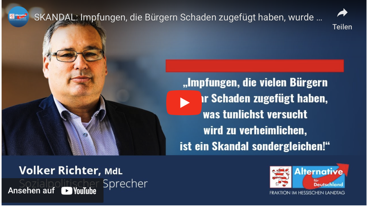 SKANDAL: Impfungen, die Bürgern Schaden zugefügt haben, wurde versucht zu verheimlichen.
