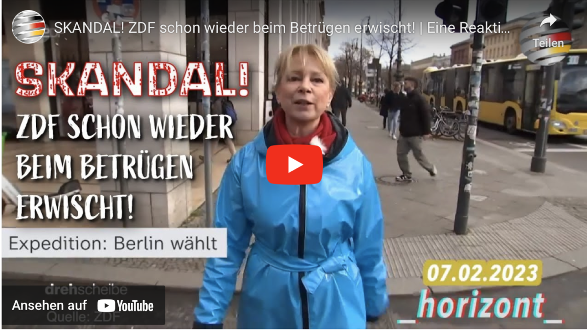 Fake-SKANDAL! ZDF schon wieder beim Betrügen erwischt!