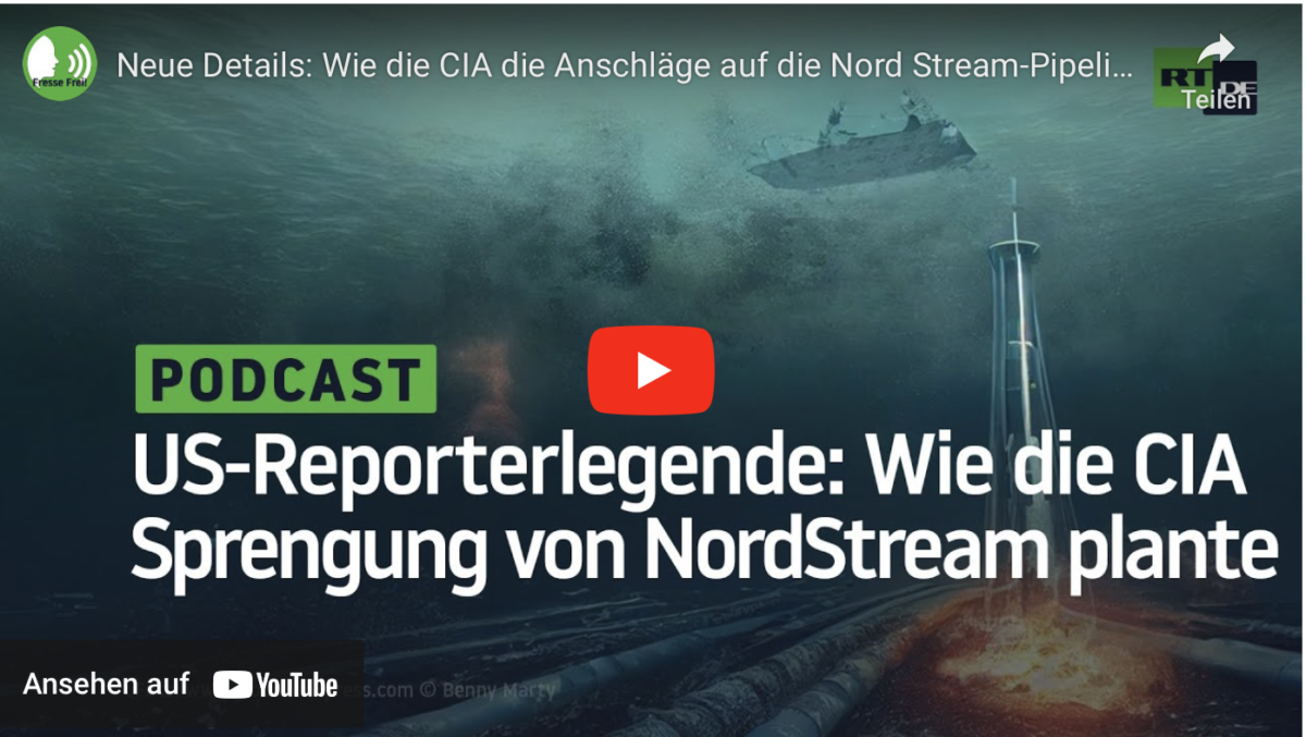 Neue Details: Wie die CIA die Anschläge auf die Nord Stream-Pipelines plante!