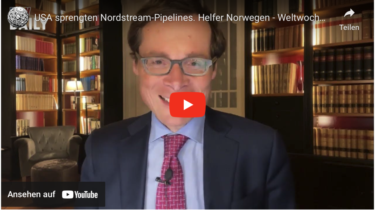 USA sprengten Nordstream-Pipelines. Helfer Norwegen!
