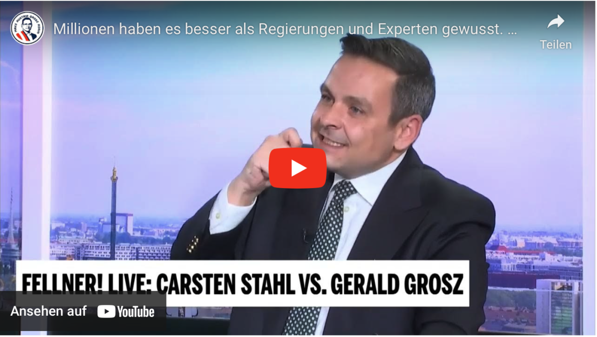 Millionen haben es besser als Regierungen und Experten gewusst. Und sie wurde diffamiert!