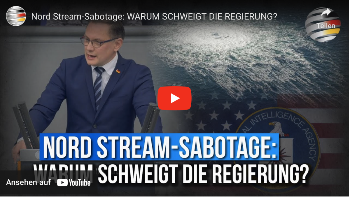 Nord Stream-Sabotage: WARUM SCHWEIGT DIE REGIERUNG?