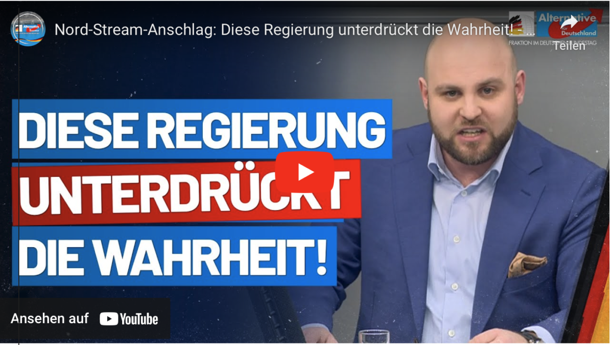 Nord-Stream-Anschlag: Diese Regierung unterdrückt die Wahrheit!