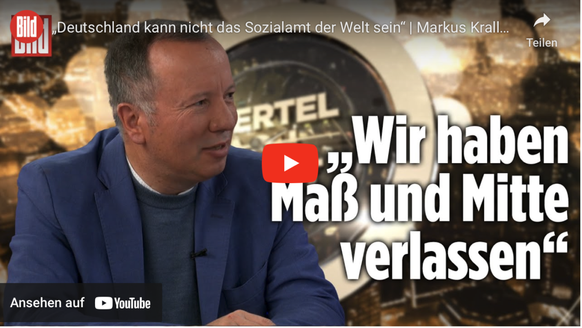 „Deutschland kann nicht das Sozialamt der Welt sein“