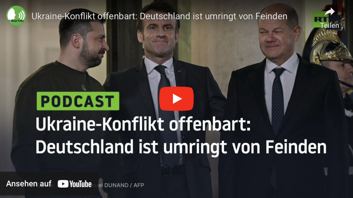 Ukraine-Konflikt offenbart: Deutschland ist umringt von Feinden!
