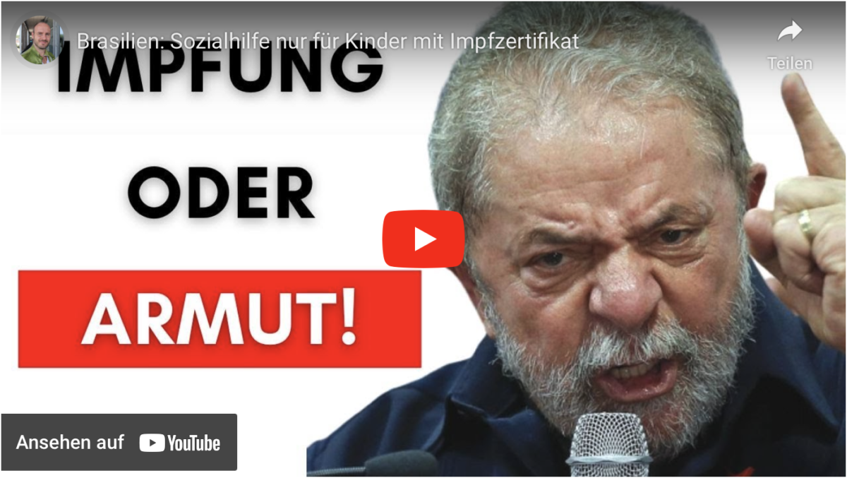 Brasilien: Sozialhilfe nur für Kinder mit Impfzertifikat