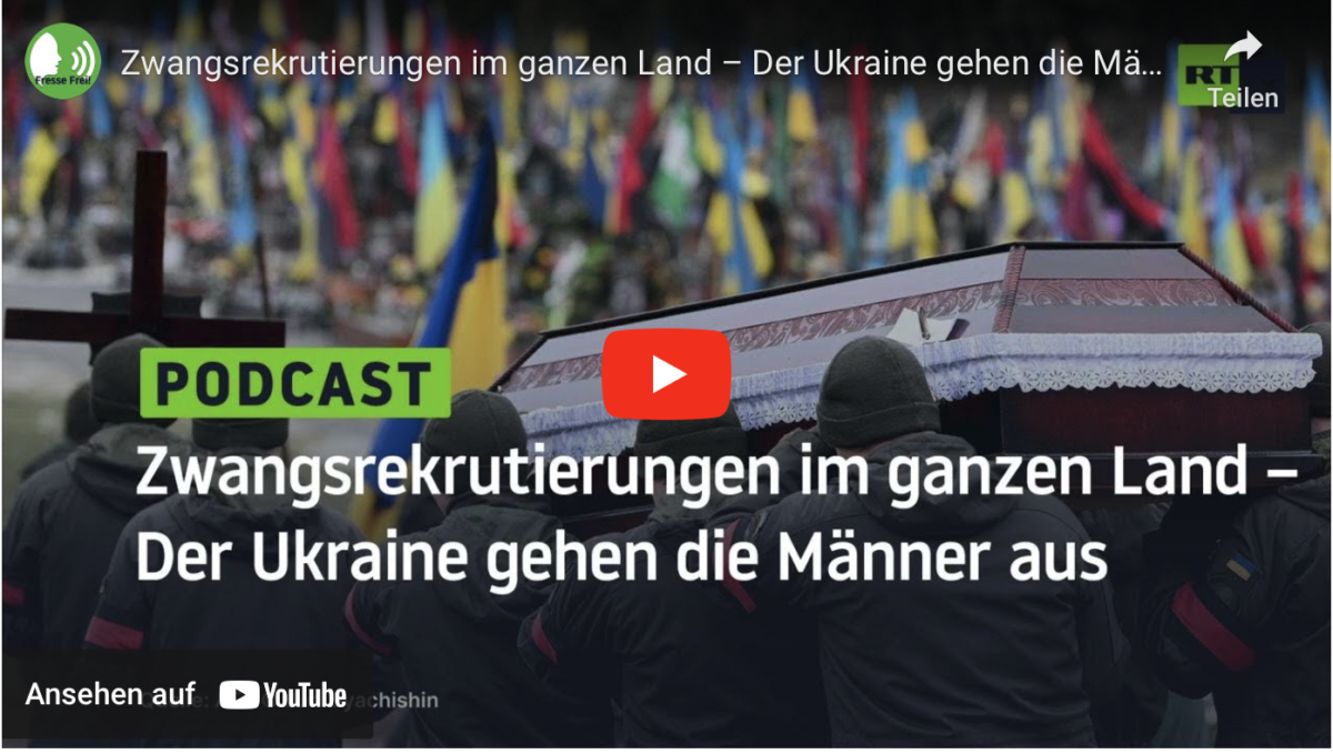 Zwangsrekrutierungen im ganzen Land – Der Ukraine gehen die Männer aus!