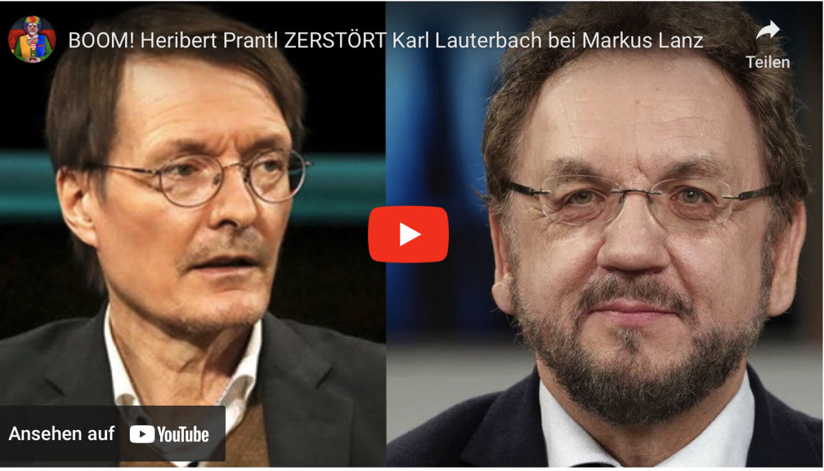 BOOM! Heribert Prantl ZERSTÖRT Karl Lauterbach bei Markus Lanz!