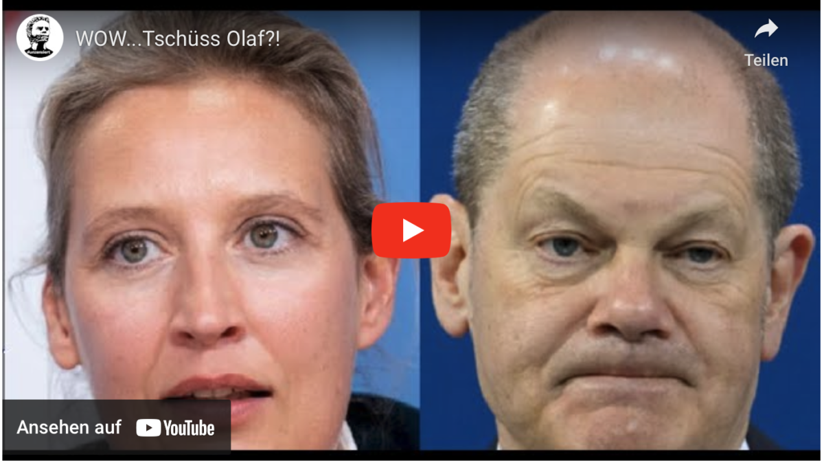 WOW…Tschüss Olaf?!