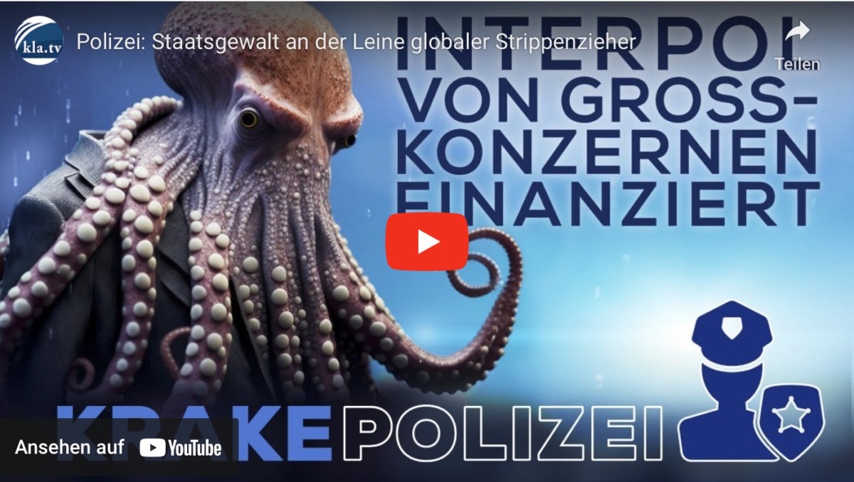 Polizei: Staatsgewalt an der Leine globaler Strippenzieher