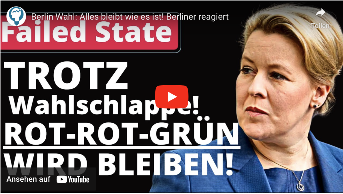 Berlin Wahl: Alles bleibt wie es ist! Berliner reagiert!