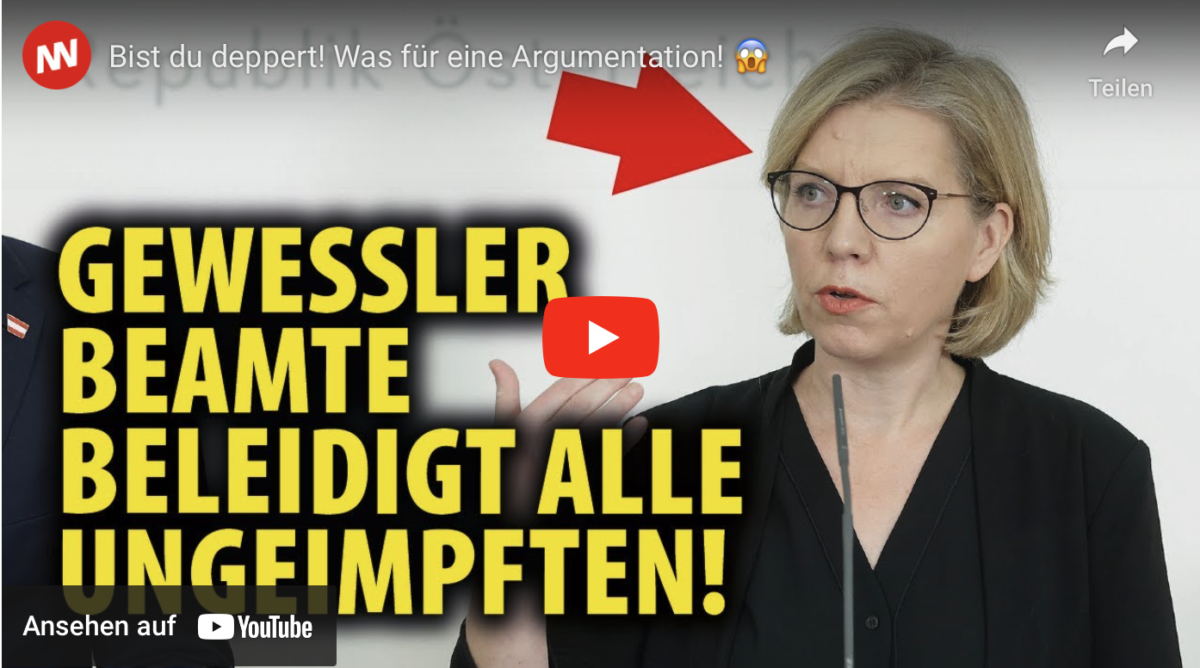 Bist du deppert! Was für eine Argumentation!
