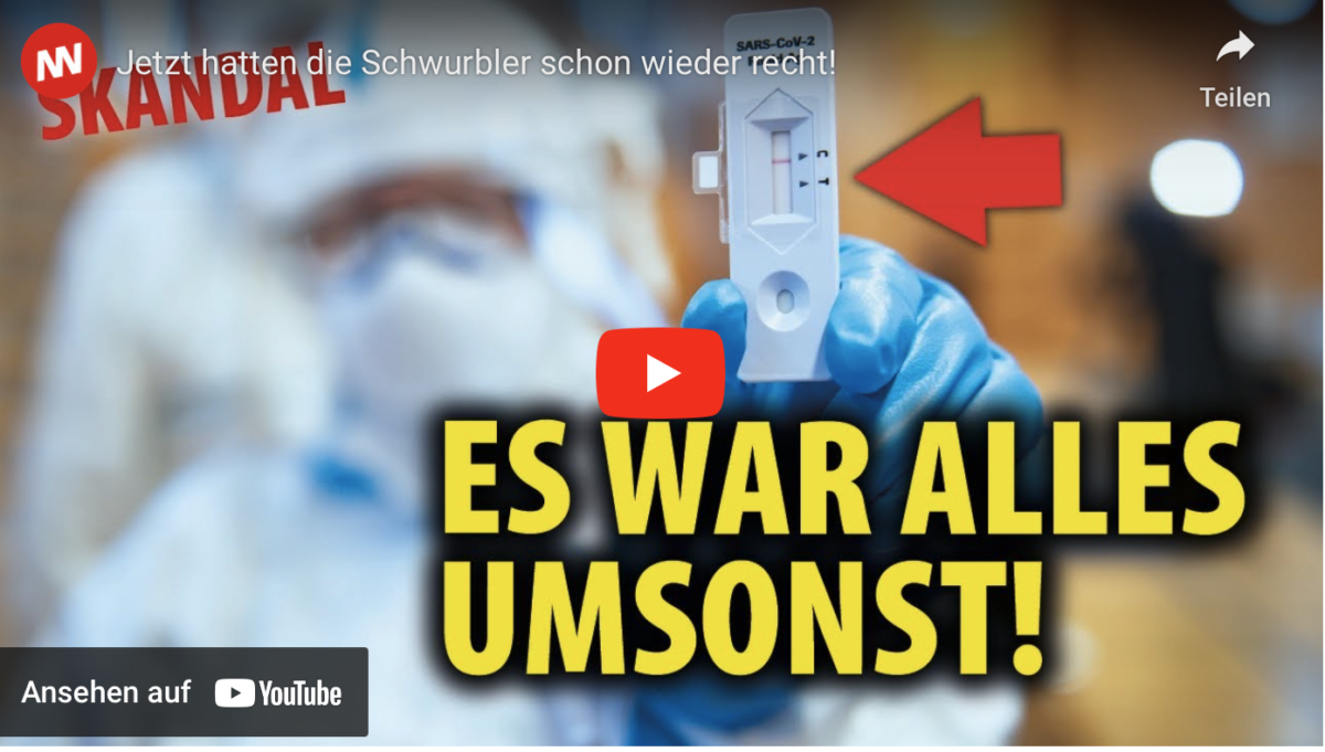 Jetzt hatten die Schwurbler schon wieder recht!  Es war alles umsonst!