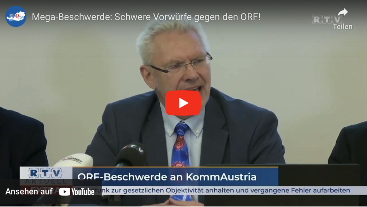Mega-Beschwerde: Schwere Vorwürfe gegen den ORF!