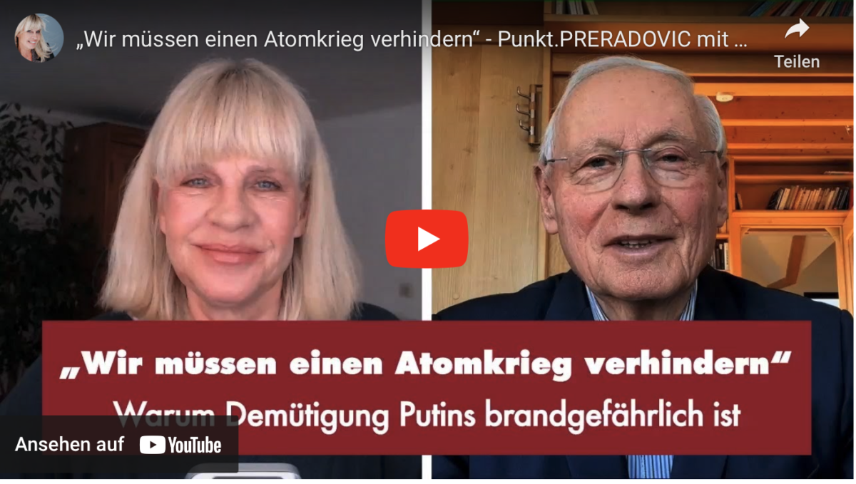 Oskar Lafontaine: „Wir müssen einen Atomkrieg verhindern“ !