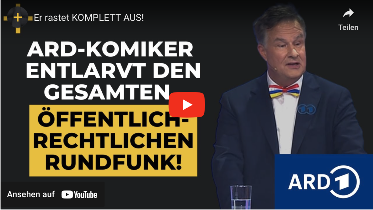 Er rastet KOMPLETT AUS! Komiker entlarvt öffentlich Rechtlichen Rundfunk!