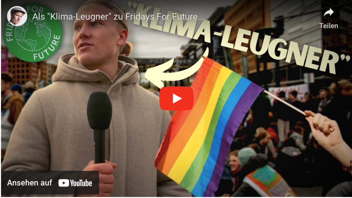 Als „Klima-Leugner“ zu Fridays For Future…