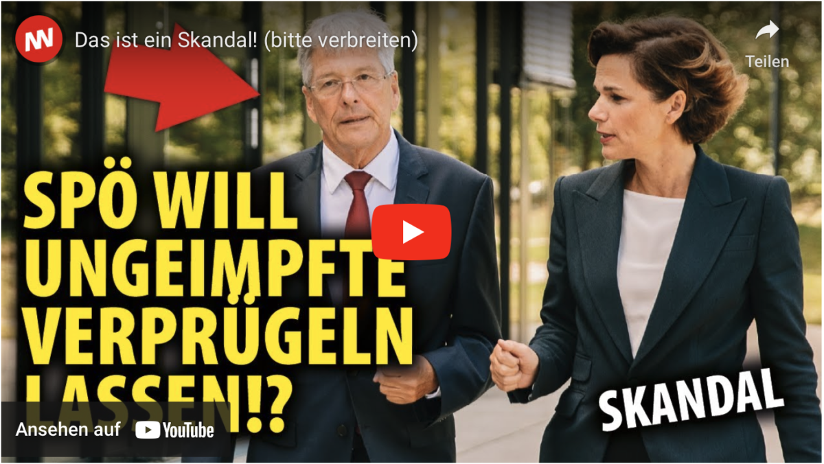 Das ist ein Skandal! (bitte verbreiten)! SPÖ will Ungeimpfte verprügeln lassen!