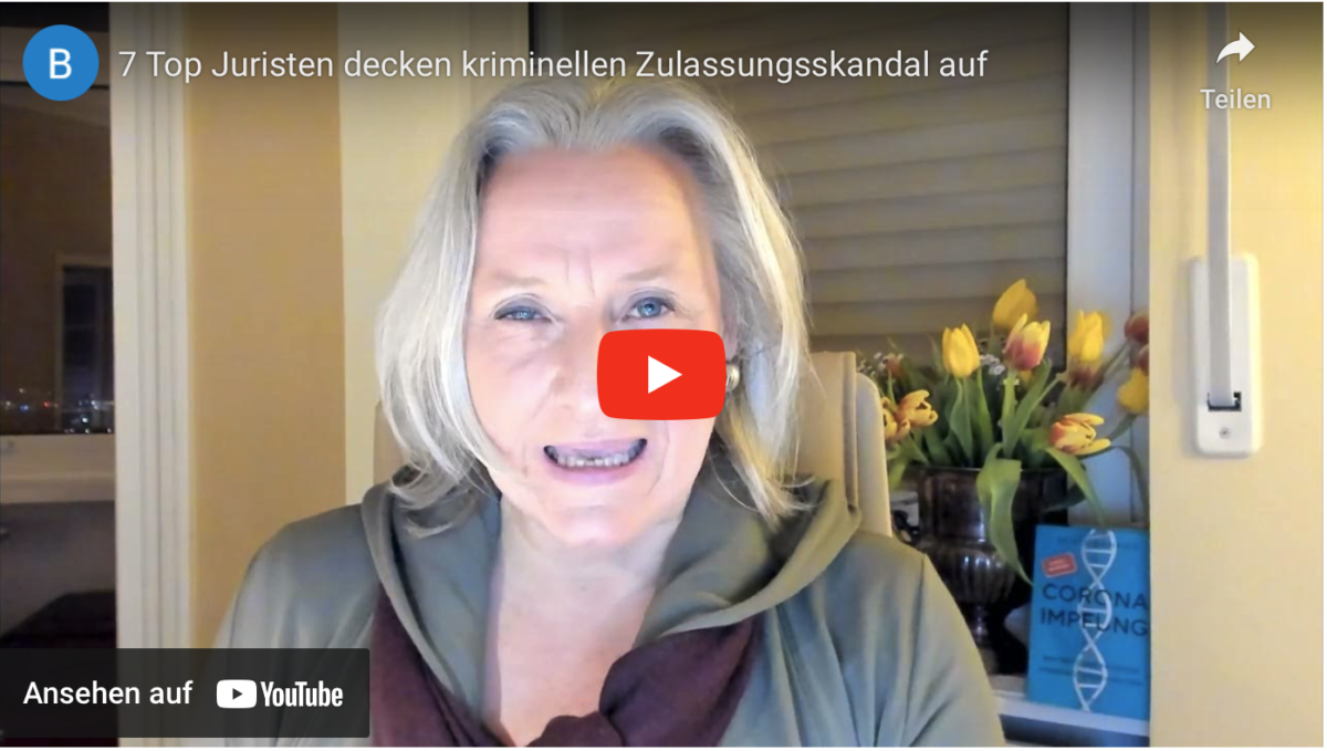 Corona-Lobby-Arbeit: 7 Top Juristen decken kriminellen Zulassungsskandal auf!
