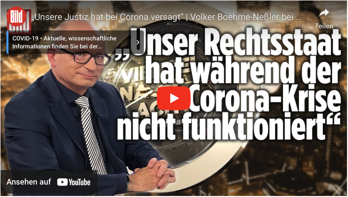 „Unsere Justiz hat bei Corona versagt“