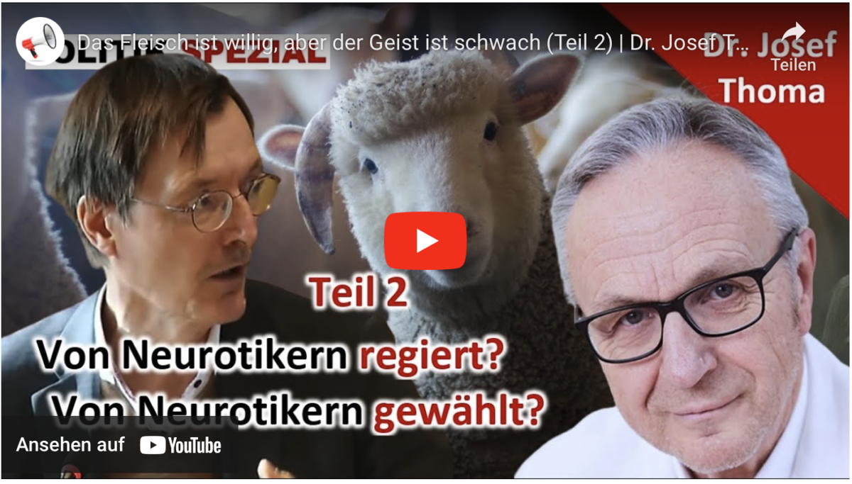 Das Fleisch ist willig, aber der Geist ist schwach (Teil 2)