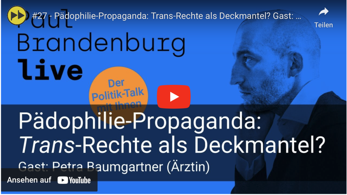 #27 – Pädophilie-Propaganda: Trans-Rechte als Deckmantel?