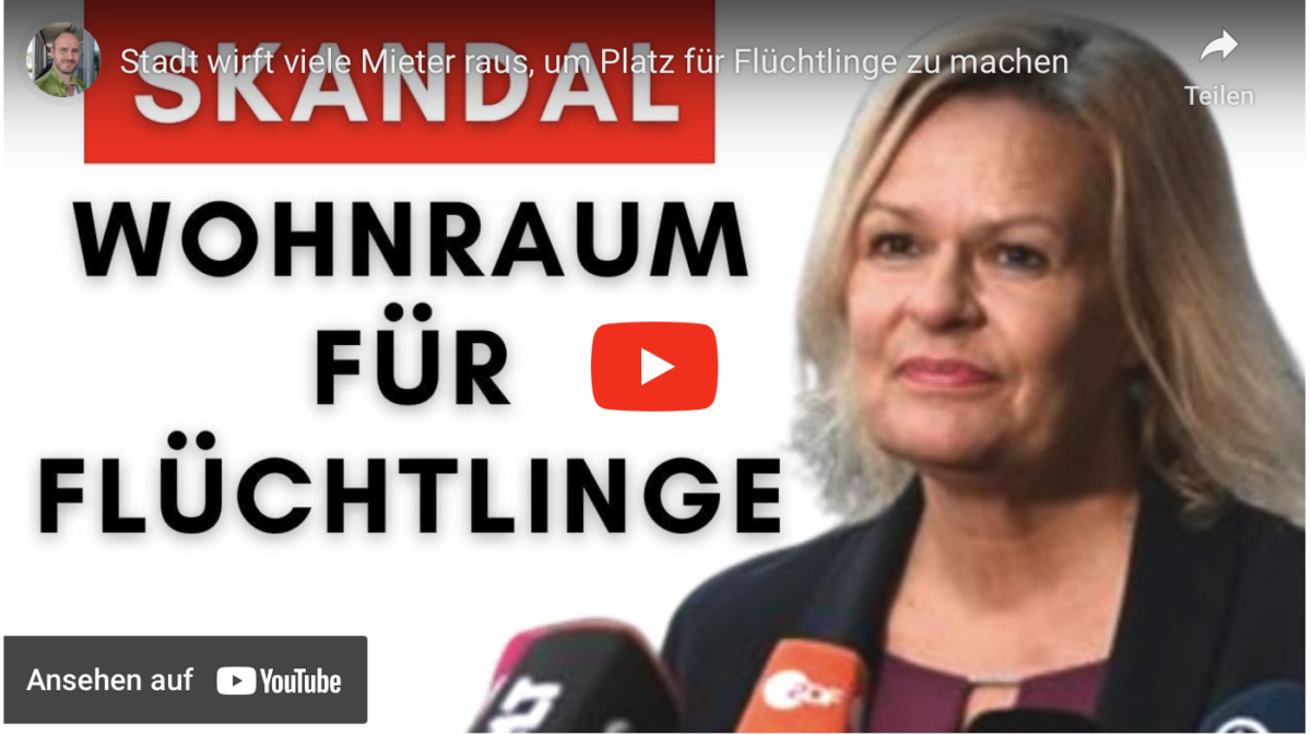 Stadt wirft viele Mieter raus, um Platz für Flüchtlinge zu machen