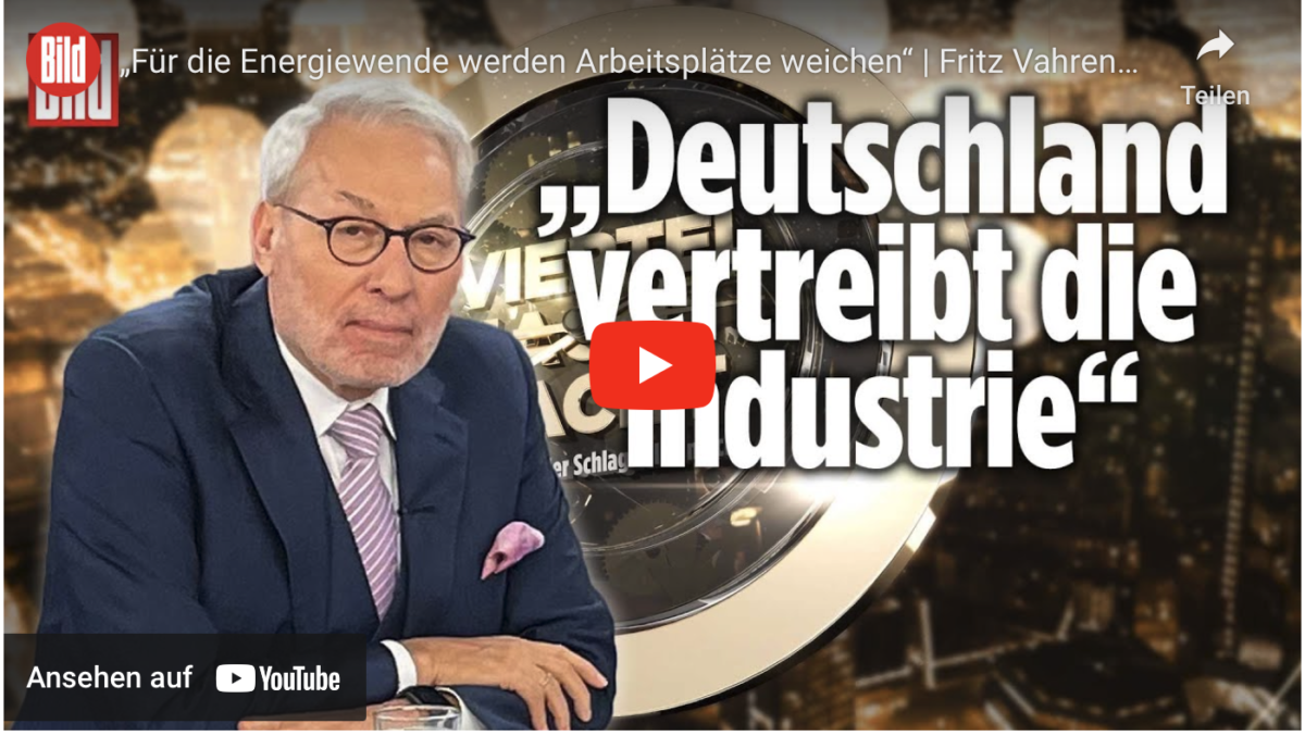 „Für die Energiewende werden Arbeitsplätze weichen“