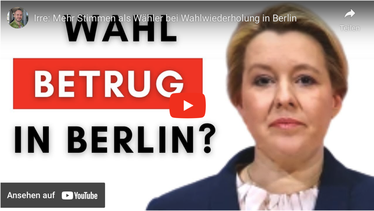 Irre: Mehr Stimmen als Wähler bei Wahlwiederholung in Berlin!