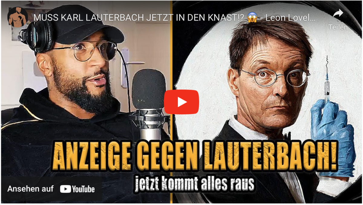 MUSS KARL LAUTERBACH JETZT IN DEN KNAST!?