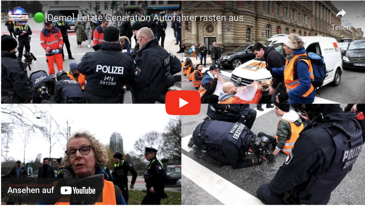 [Demo] Letzte Generation Autofahrer rasten aus!