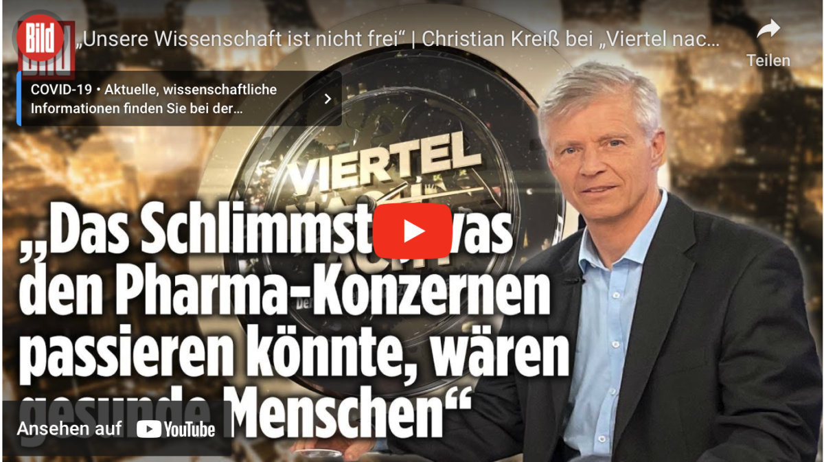 „Unsere Wissenschaft ist nicht frei und will keine gesunde Menschen!