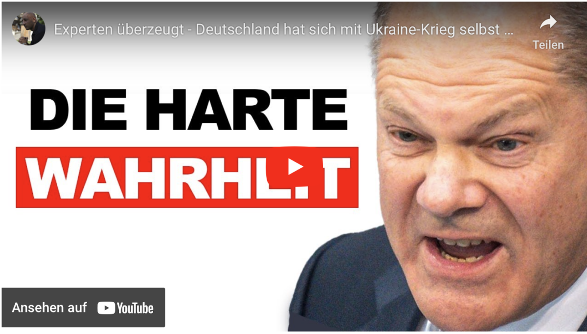 Experten überzeugt – Deutschland hat sich mit Ukraine-Krieg selbst zerstört