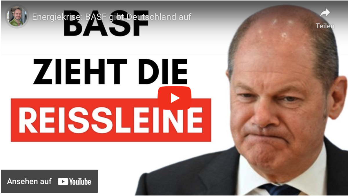 Energiekrise: BASF gibt Deutschland auf!