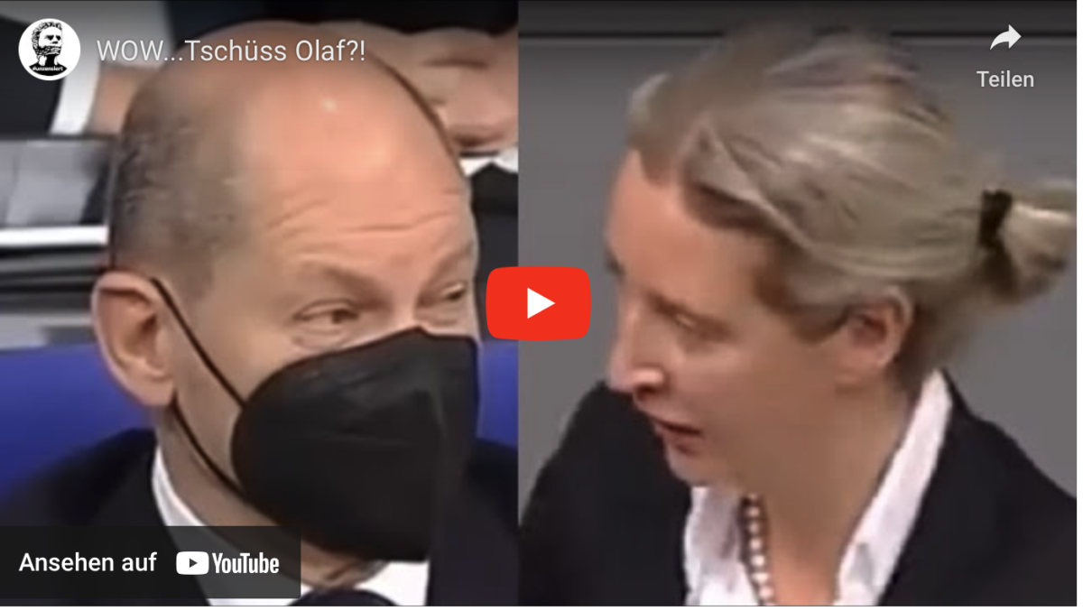 WOW…Tschüss Olaf?!