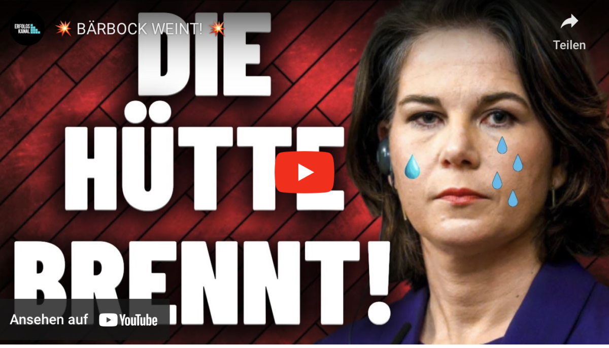 BÄRBOCK WEINT! Die Hütte brennt!