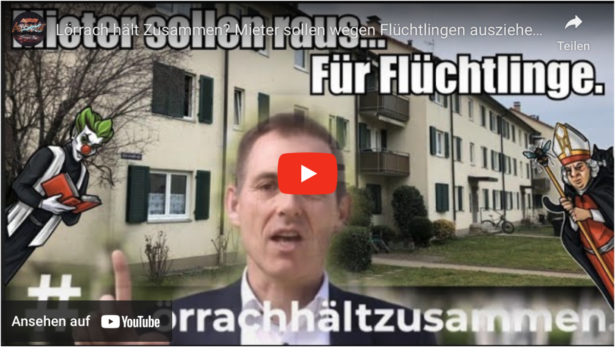 Lörrach hält Zusammen? Mieter sollen wegen Flüchtlingen ausziehen.