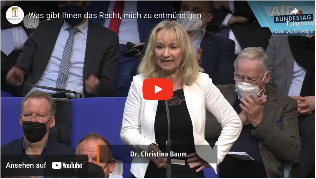 Was gibt Ihnen das Recht, mich zu entmündigen