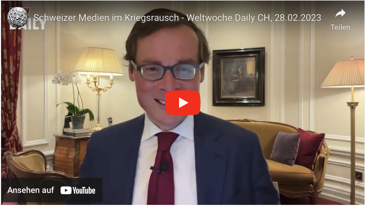 Schweizer Medien im Kriegsrausch – Weltwoche Daily