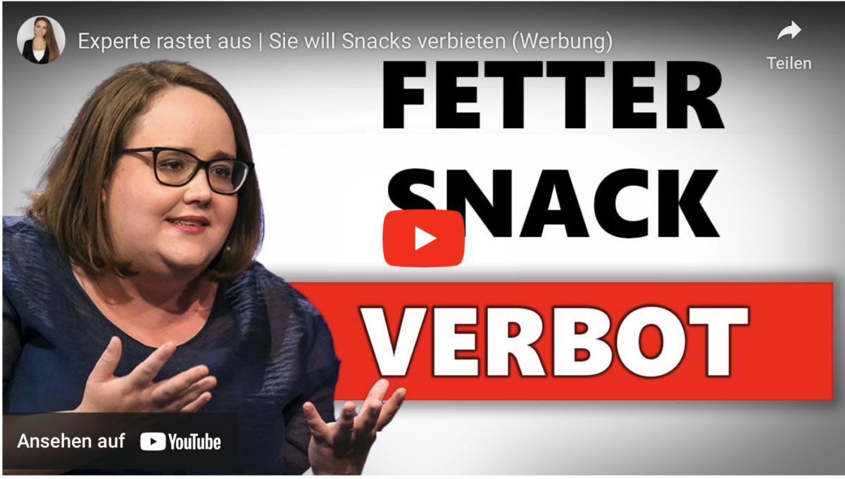 Experte rastet aus: Ricarda Lang will Snacks verbieten (Werbung)!