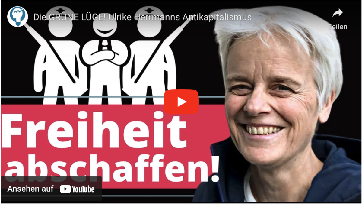 Die GRÜNE LÜGE! Ulrike Herrmanns Antikapitalismus