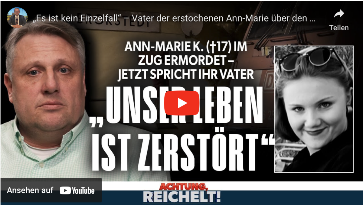 „Es ist kein Einzelfall“ – Vater der erstochenen Ann-Marie über den Messer-Mord von Brokstedt