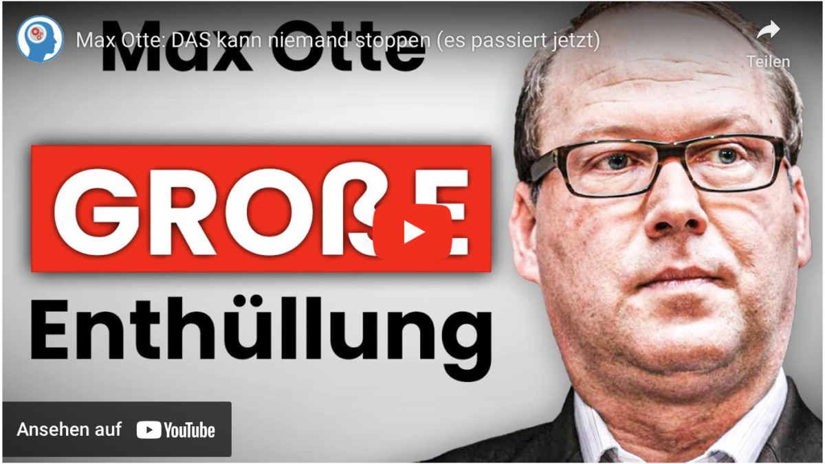 Max Otte: DAS kann niemand stoppen (es passiert jetzt)