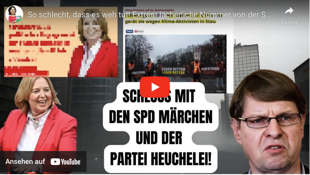 So schlecht, dass es weh tut! Extrem lächerliche Nummer von der SPD! Puh! Wirklich mies!