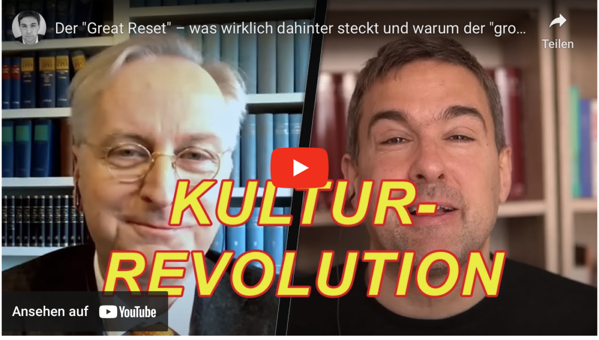 Der „Great Reset“ – was wirklich dahinter steckt und warum der „große Umbau“ so brandgefährlich ist: