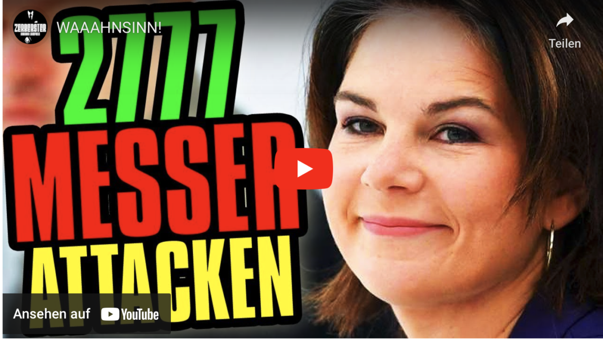 WAAAHNSINN! 2777 Messer-Attacken in Berlin!