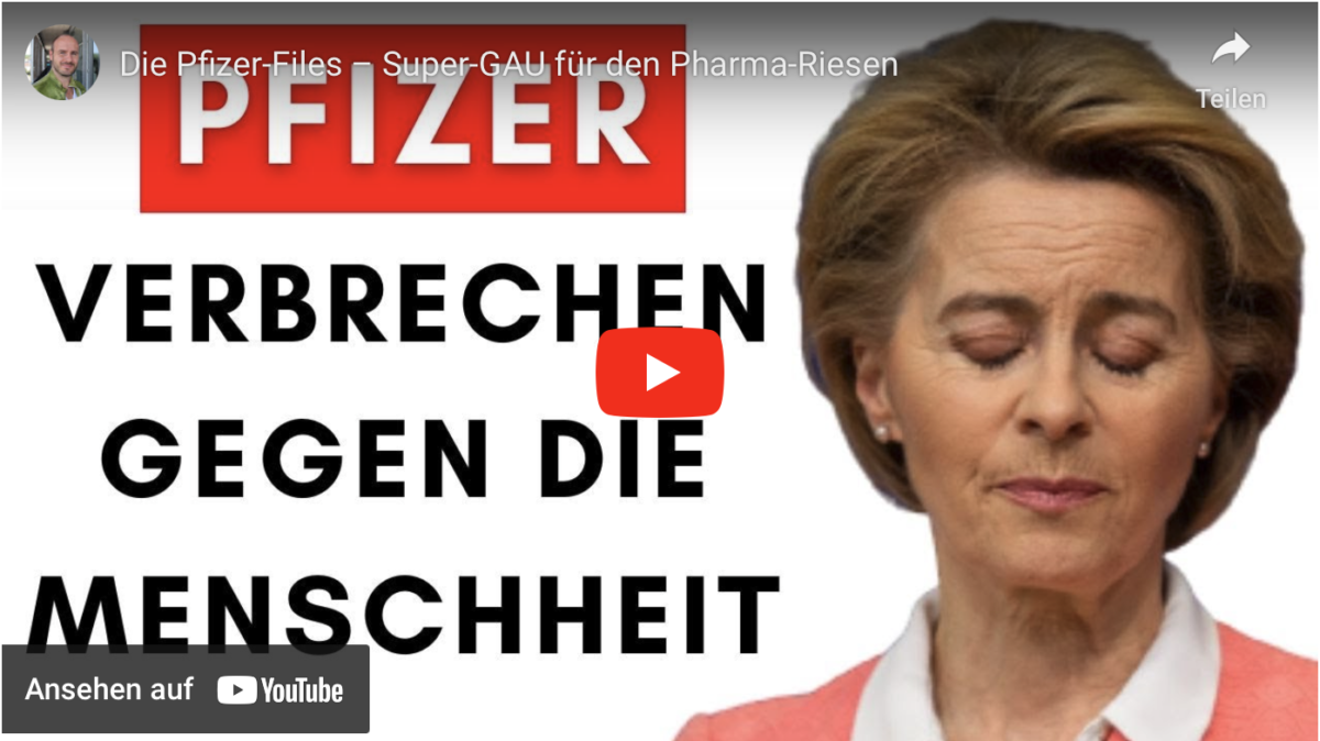 Die Pfizer-Files – Super-GAU für den Pharma-Riesen!