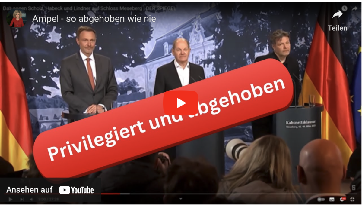 Ampel – so abgehoben wie nie!