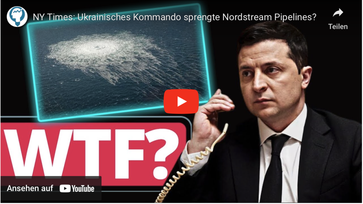 NY Times: Ukrainisches Kommando sprengte Nordstream Pipelines?